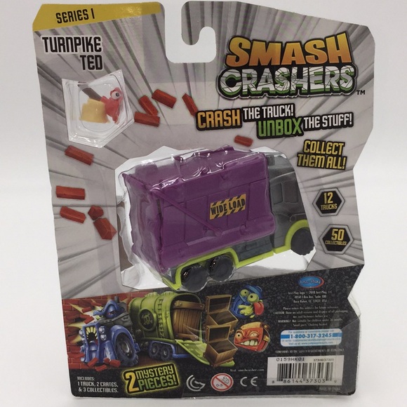 Smash Crashers Turnpike Ted Mystery Series 1 Crash the truck! Unbox the stuff! - Picture 6 of 12